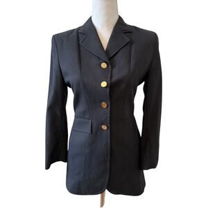 Beaufort Equestrian Horseback Riding Jacket Show Coat Black
